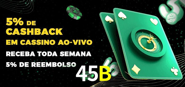 Promoções do cassino ao Vivo 45B